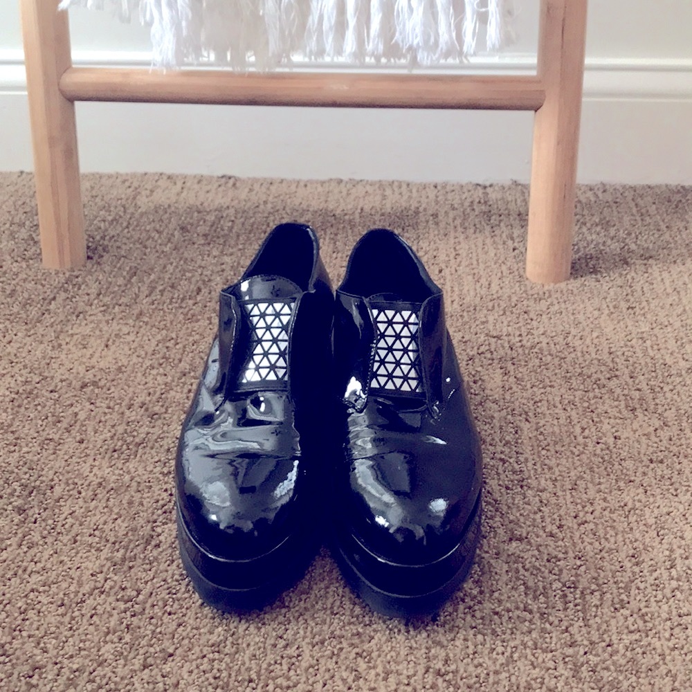 Patent Leather Platforms